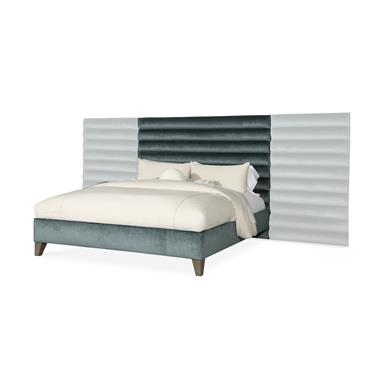 Details Tall Upholstered Bed - Cal King